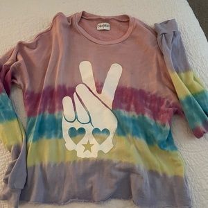 Lauren Moshi distressed sweatshirt.
